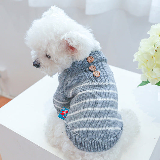 KFX-3946685 Cozy Polyester Two-Piece Clothing Set for Dogs and Cats, Various Sizes Available