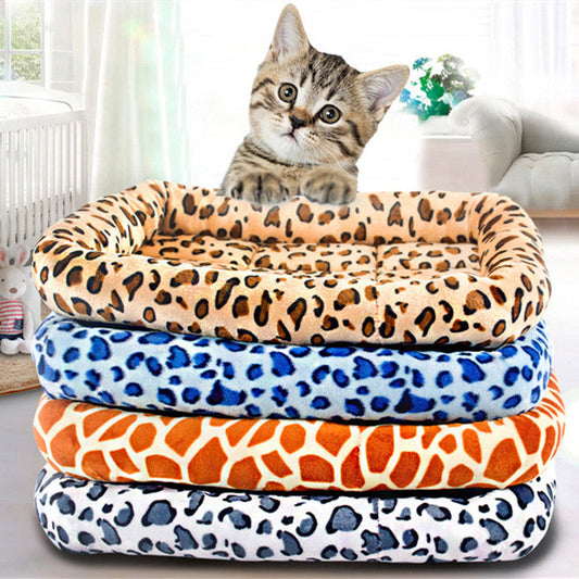 KFX-3948733 Teddy Dog Cage Mat for Small and Medium Breeds - Soft Cotton Cushion in Various Colors