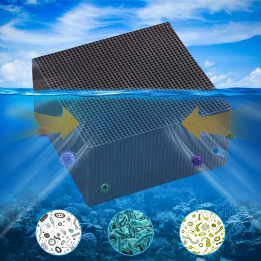 KFX-3969213 Activated Carbon Aquarium Cube Filter Material for Effective Water Filtration and Bacteria Removal