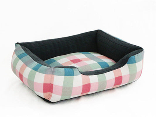 KFX-4008509 Square Nest Pet Mat for Small Animals, Removable Designs, Washable Options, Perfect for All Pets