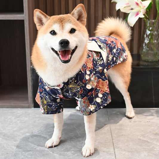 KFX-4025533 Cotton Dog Apparel in Pink and Blue - Multiple Sizes Available for Small to Extra Extra Large Pets