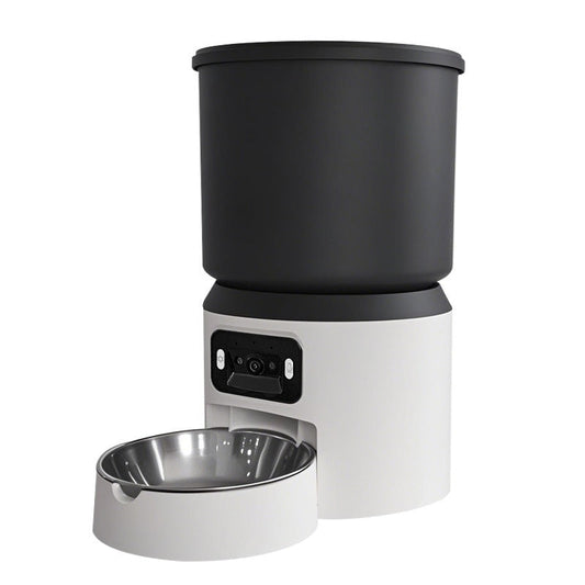 KFX-4031677 4L Smart Pet Feeder with Remote Monitoring, Video Interaction, and Scheduling Options