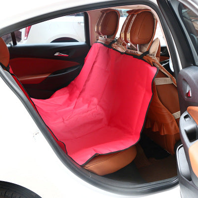 KFX-4120125 Pet Seat Cushion for Cars - Waterproof Oxford Fabric in Red, Blue, or Black, Suitable for Cats and Dogs