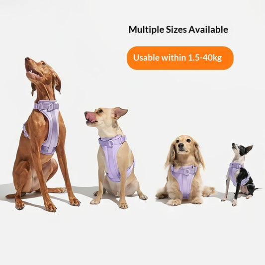 KFX-4171581 Breathable Comfort Dog Harness Vest - Multiple Colors in Space-layer Cotton