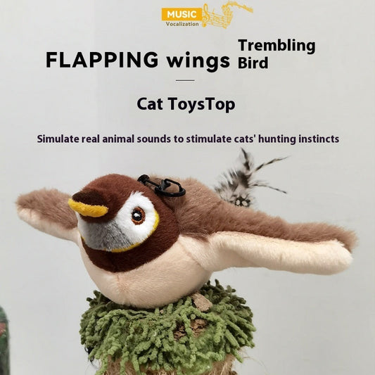 KFX-4171965 Coati Plush Pet Toy with Flapping Sound - Three Modes