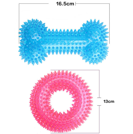 KFX-4184637 Durable Dog Toy – Bite-resistant Molar Bone Made of Food-grade TPR Material