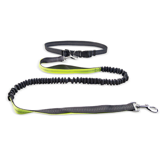 KFX-4210621 Adjustable Dog Walking Belt with Detachable Shockproof Traction Rope, 190cm Length
