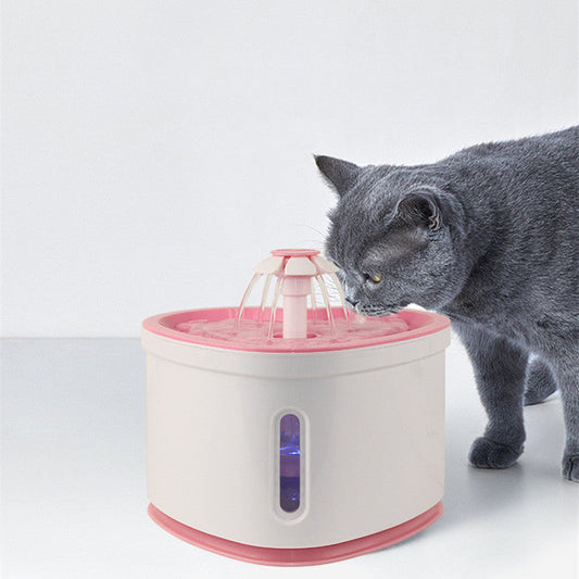 KFX-4228157 Automatic Pet Water Fountain with LED Light – 2L Capacity, BPA-Free, 3 Flow Settings, Silent Pump
