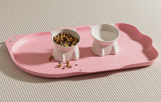 KFX-4228285 Extra-Large Waterproof Non-Slip Meal Mats for Dogs and Cats, Stain-Resistant and Easy to Clean