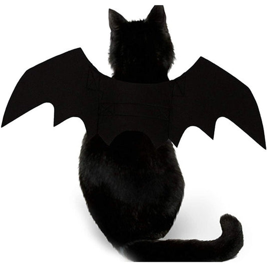 KFX-4229693 Halloween Pet Bat Wings Costume for Cats and Dogs – Lightweight Felt Fabric Decoration