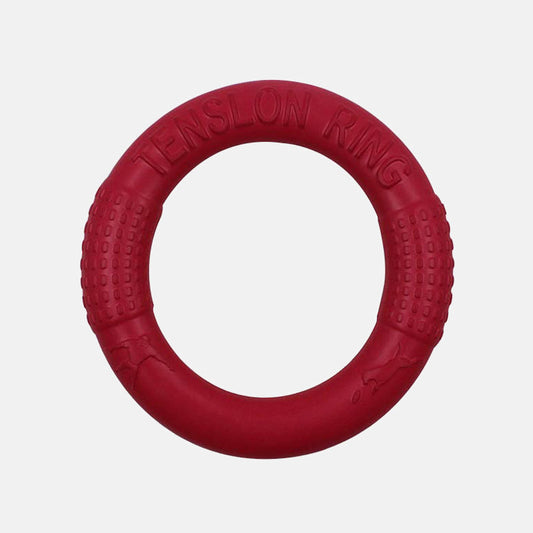 KFX-4244413 Portable EVA Pet Pull Ring Interactive Training Circle - 18cm Diameter Natural Loofah Material