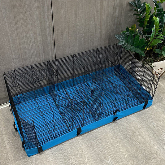 KFX-4247229 Durable Blue Waterproof Cover for Hamster and Guinea Pig Cages, 47 x 24 x 3.7 inches