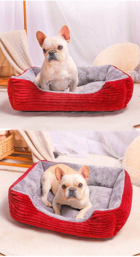 KFX-4280381 Cozy Plush Doghouse for Small to Large Dogs - Available in Multiple Sizes