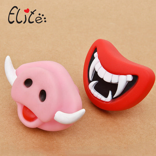 KFX-4282941 Colorful Non-Toxic Soft Rubber Dog & Cat Sound Toy for Play and Relaxation