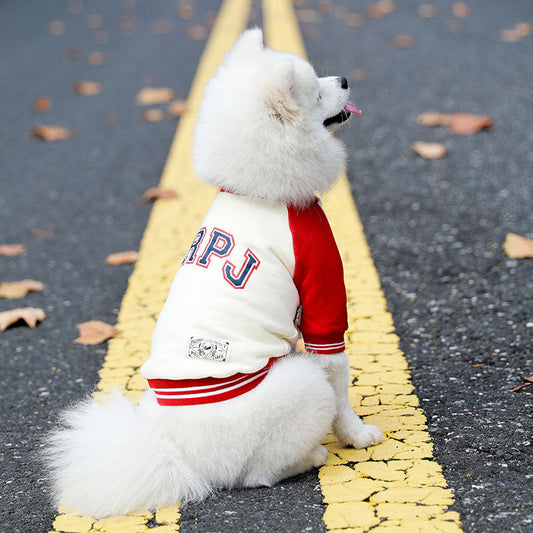 KFX-4292925 Cozy Fleece Dog Sweater for Winter - Soft Cotton, Casual Style, Various Sizes Available