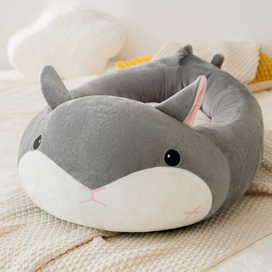 KFX-4297661 Universal Semi-Enclosed Breathable Cat Litter Bed with Blanket - Multiple Styles & Sizes Available
