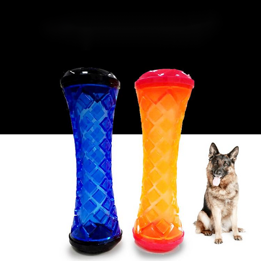KFX-4298429 Durable TPR Vocal Toy for Large Dogs - Sounding Magic Stick, 25x8CM