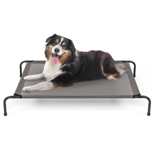 KFX-4313533 Elevated Dog Bed with Durable Textilene Mesh for Comfort and Support