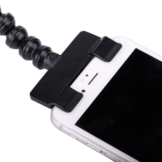 KFX-4336957 Pet Selfie Stick for Dogs – Eco-Friendly ABS, Versatile Clips, Compact Design, Black and White