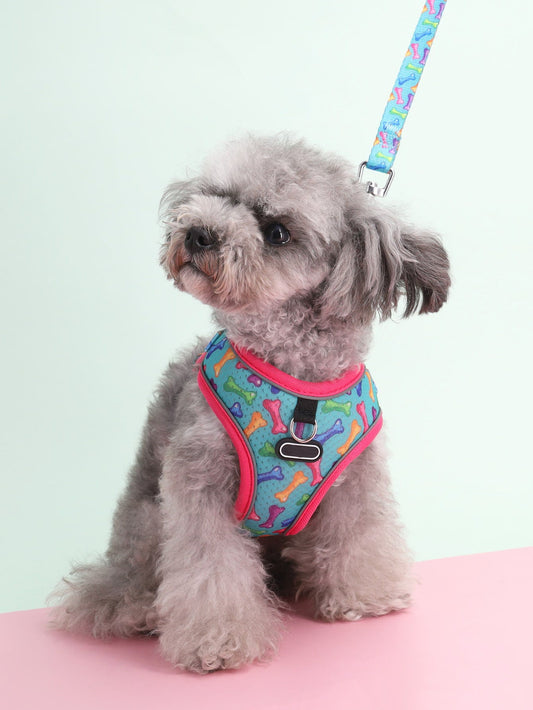 KFX-4341181 Adjustable Pet Chest Strap for Comfortable Dog Walking – Available in Various Colors