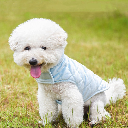 KFX-4353213 Warm Velvet Pet Clothes for Autumn and Winter - Multiple Colors and Sizes Available