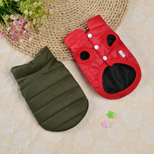 KFX-4357821 Cozy Thermal Padded Coat for Small Dogs and Cats - Lightweight, Durable, Easy to Wear