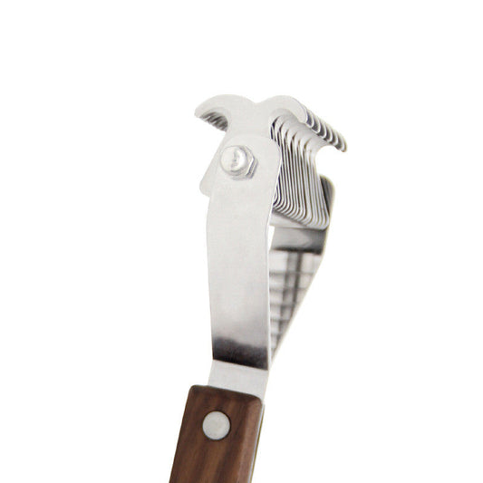 KFX-4397501 Wooden Dog Comb in Beech and Walnut Varieties, Multiple Sizes Available