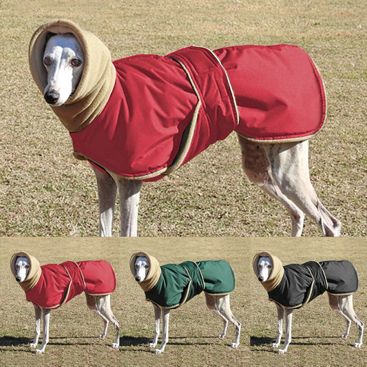 KFX-4417341 Warm Cotton Pet Apparel - Waterproof, Soft, and Comfortable for Autumn/Winter - Available in Red, Black, Green, Sizes S-5XL