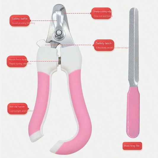 KFX-4443965 Pet Nail Clippers for Dogs and Cats - Efficient and Safe Nail Scissors for Grooming