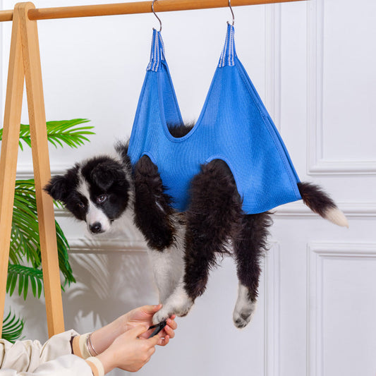 KFX-4453309 Hanging Hammock for Safe and Easy Nail Trimming for Cats and Dogs - Multiple Colors and Sizes Available