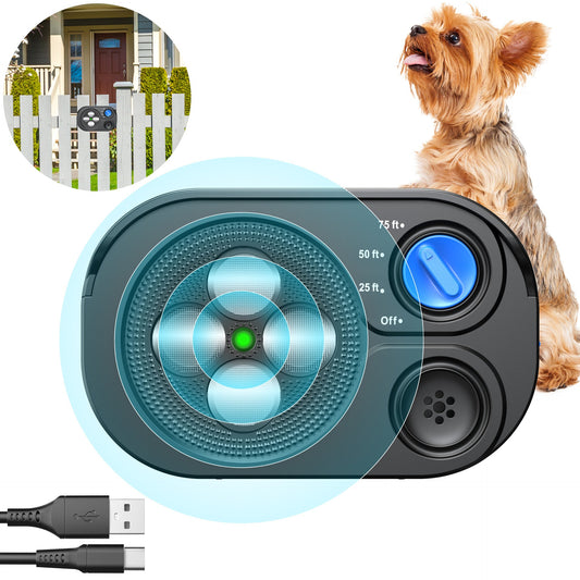 KFX-4457149 Ultrasonic Bark Control & Dog Training Device with Waterproof Design