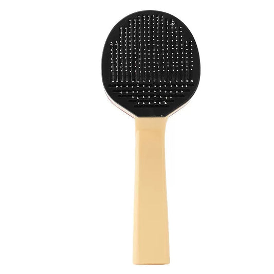 KFX-4501565 Cat Grooming Bristle Comb with Steel Needle Pairs – 19*8*5cm, Plastic and Metal Construction