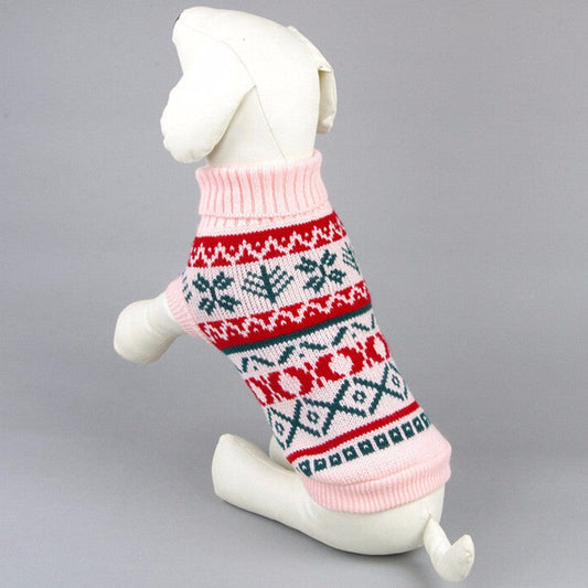 KFX-4515645 Cozy Casual Dog Sweater for Autumn and Winter - 100% Cotton Material
