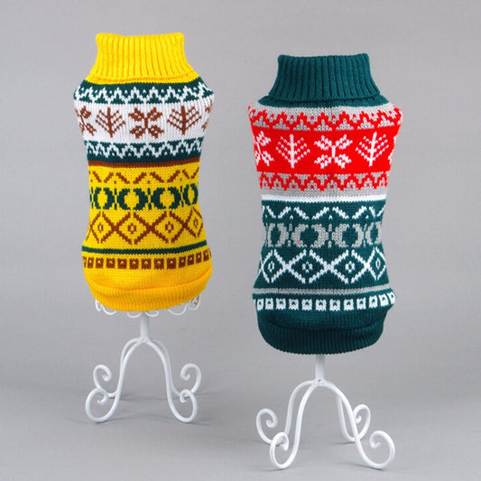KFX-4515645 Cozy Casual Dog Sweater for Autumn and Winter - 100% Cotton Material