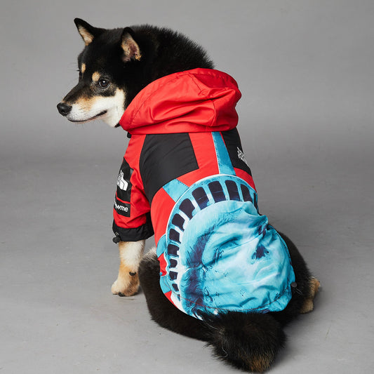 KFX-4524605 Waterproof and Windproof Shell Jacket for Dogs in Multiple Sizes and Colors