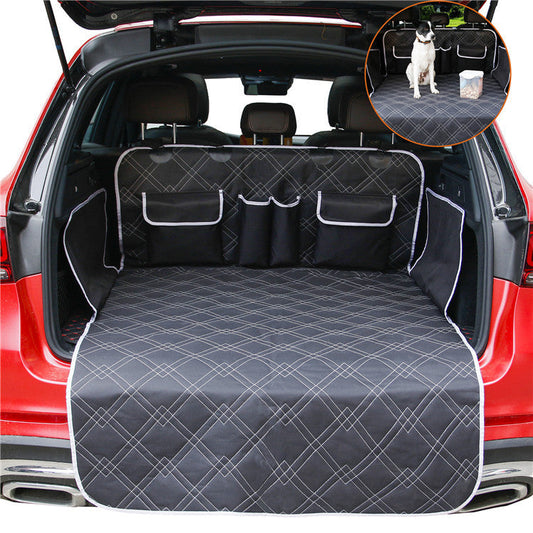 KFX-4540349 Car Pet Supplies Anti-Dirty Dog Mat - Oxford Cloth, Black, 187.5 x 102.5 cm, Easy to Clean