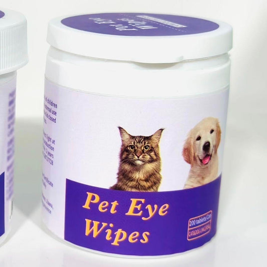 KFX-4543933 3-in-1 Pet Finger Wet Wipes for Dogs and Cats - Dental, Eye, and Ear Care - Pack of 50