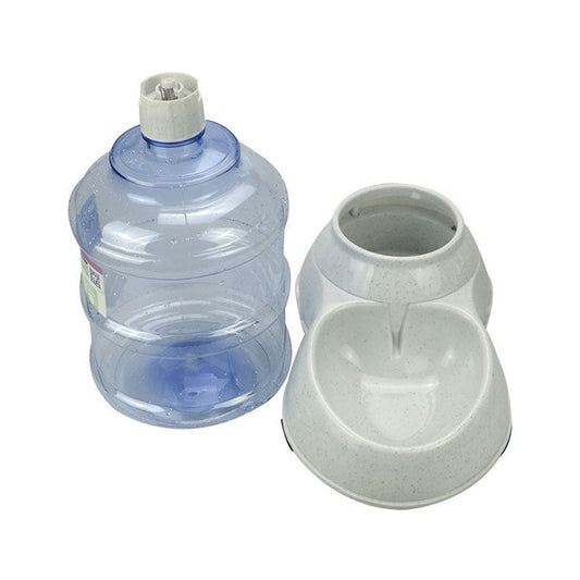 KFX-4555965 Automatic Pet Feeder and Water Dispenser for Cats and Dogs - Large Capacity, Removable and Washable Design