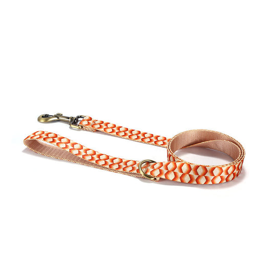 KFX-4571069 Durable Polyester Pet Rope with Collar and Packaging Bag – Diamond Feel Design