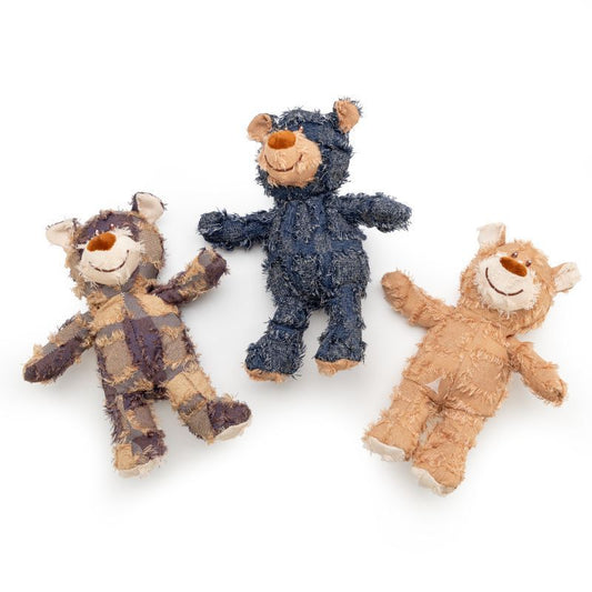KFX-4597949 Durable Indestructible Dog Toy Bear with Squeaker for Heavy Chewers, Interactive Chew Toy for All Breeds