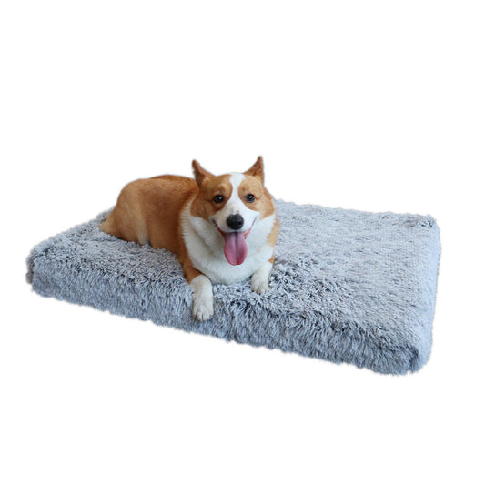 KFX-4644413 Plush Pet Cushion for Dogs and Cats - Soft Cloth Kennel in Multiple Sizes and Colors