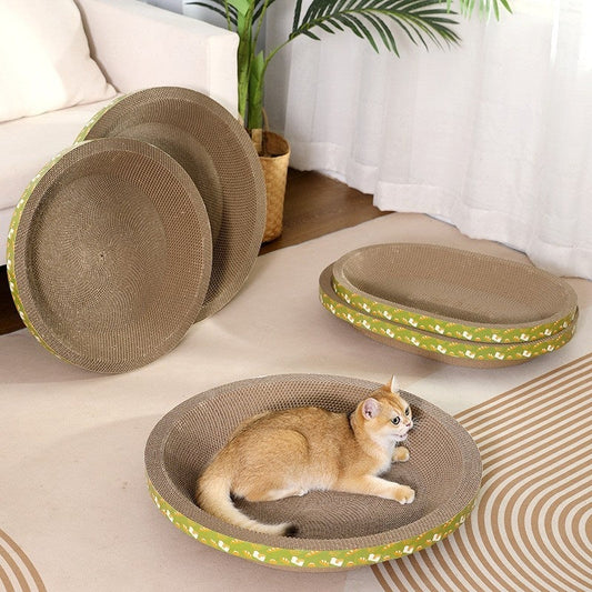 KFX-4652349 Corrugated Paper Cat Scratch Board & Nest - Multiple Sizes Available