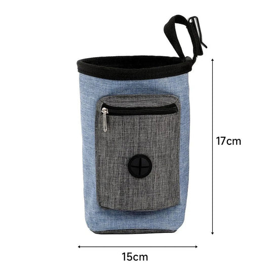 KFX-4660285 Portable Waterproof Pet Training Waist Bag with Multiple Pockets for Dog Toys and Snacks