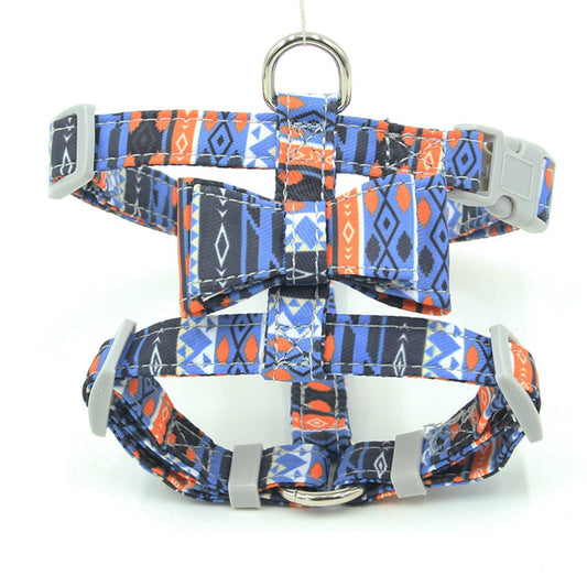 KFX-4671037 Japanese-Style Cat Chest Harness Lead Made of Durable Polyester