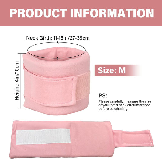 KFX-4677309 Soft Neck Brace Cone Collar for Cats and Dogs After Surgery - Supportive Recovery Aid