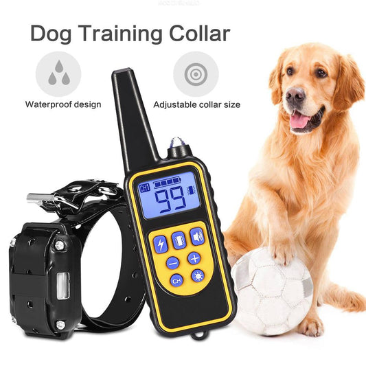 KFX-4686525 800m Waterproof Electric Dog Training Collar with Adjustable Stimulation Levels