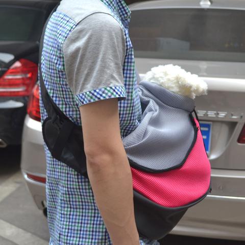 KFX-4693053 Outdoor Pet Sling Carrier Bag - Comfortable and Secure Backpack for Small Pets