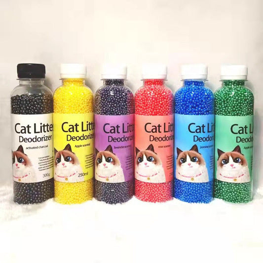 KFX-4694461 Activated Carbon Cat Litter Deodorizing Beads - 250ml Various Colors Available
