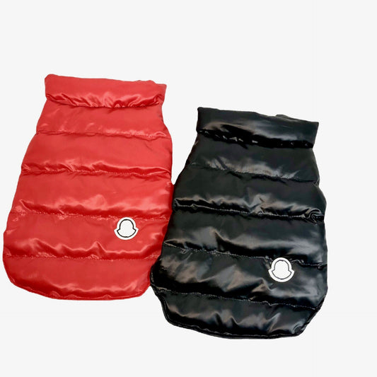 KFX-4697149 Cotton Pet Vest for Tidal Inverted Triangle - Warm and Thickened, Available in Red and Black, Multiple Sizes