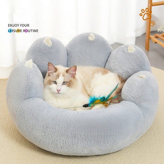 KFX-4702397 Cozy Winter Pet Nest for Cats and Dogs – Thickened Four-Season Bed, Multiple Sizes Available